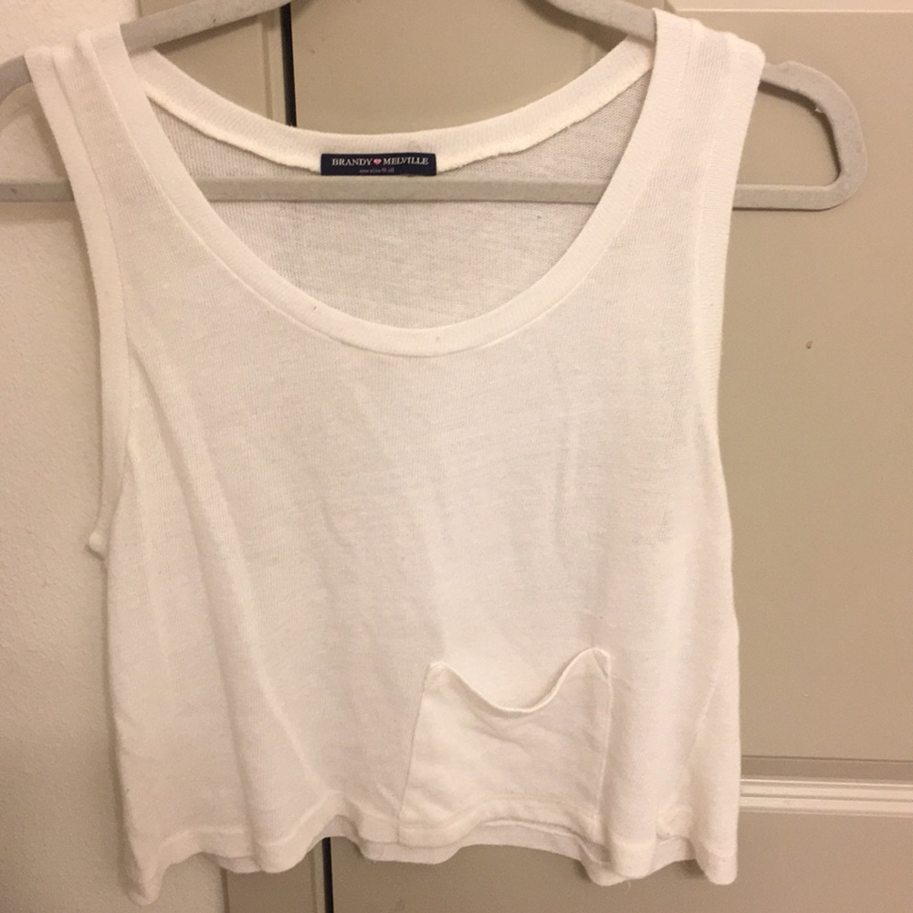 FINAL PRICE Brandy Melville Knit Pocket Top